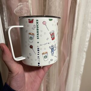 Starbucks x Roller Rabbit White and Green Mug